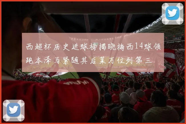 西超杯历史进球榜揭晓梅西14球领跑本泽马紧随其后莱万位列第三